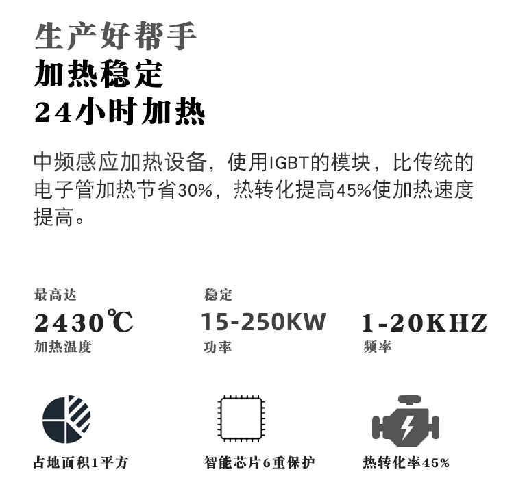 中频91视频下载链接加热设备HTM-25AB 25KW中频加热机(图5)